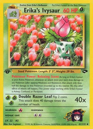 Erika's Ivysaur 041/132 - Unlimited Gym Challenge - Uncommon