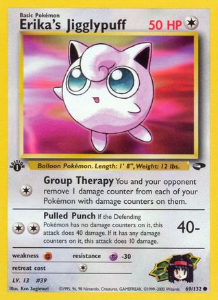 Erika's Jigglypuff 069/132 - Unlimited Gym Challenge - Common