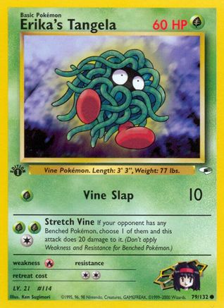 Erika's Tangela 079/132 - Unlimited Gym Heroes - Common