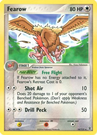 Fearow 024 - Reverse Holofoil FireRed & LeafGreen - Rare