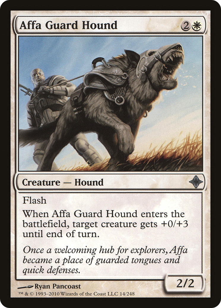 Affa Guard Hound (ROE-014) - Rise of the Eldrazi Foil