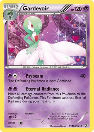 Gardevoir RC10/RC25 - Holofoil Legendary Treasures Radiant Collection - Uncommon