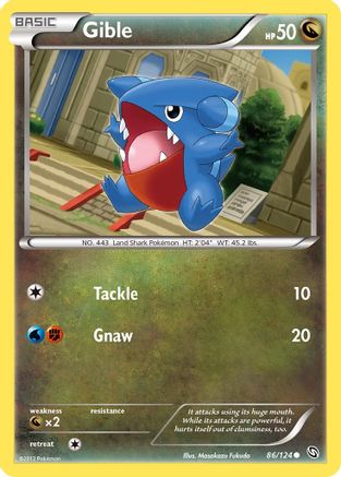 Gible (86) 086/124 Dragons Exalted - Common