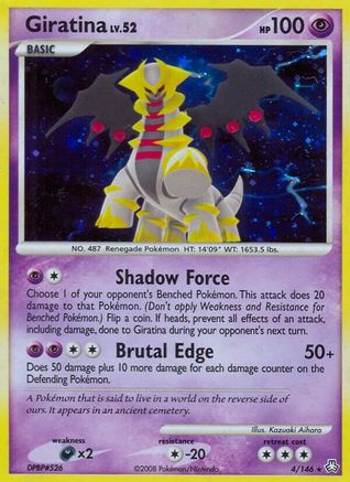 Giratina 004 - Reverse Holofoil Legends Awakened - Holo Rare