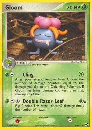 Gloom 035/101 - Reverse Holofoil Hidden Legends - Uncommon