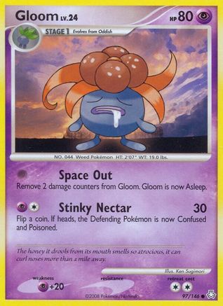 Gloom (97) 097 - Reverse Holofoil Legends Awakened - Common