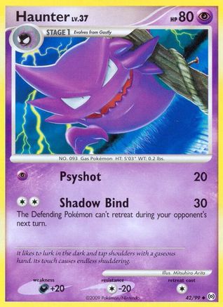 Haunter (42) 042/99 Arceus - Uncommon