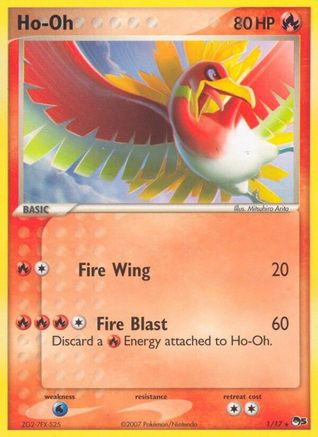 Ho-Oh 001 - Holofoil POP Series 5 - Rare