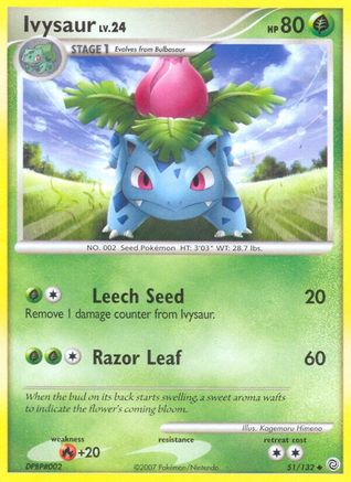 Ivysaur 051/132 Secret Wonders - Uncommon