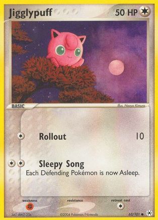 Jigglypuff 063/101 - Reverse Holofoil Hidden Legends - Common