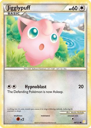 Jigglypuff 068/123 HeartGold SoulSilver - Common