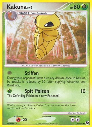 Kakuna 073 - Reverse Holofoil Great Encounters - Common