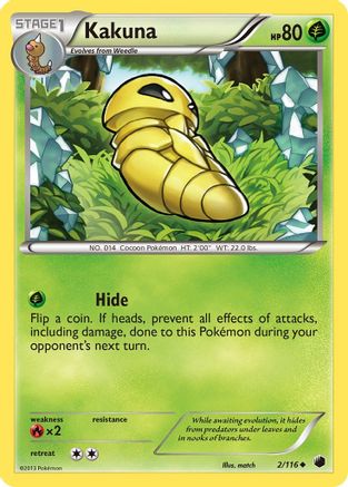 Kakuna 002/116 Plasma Freeze - Uncommon