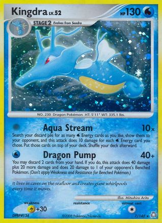 Kingdra 007 - Holofoil Legends Awakened - Holo Rare