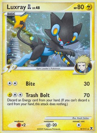 Luxray GL 009 - Holofoil Rising Rivals - Holo Rare
