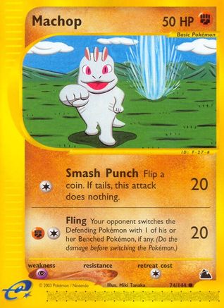 Machop 074 - Reverse Holofoil Skyridge - Common