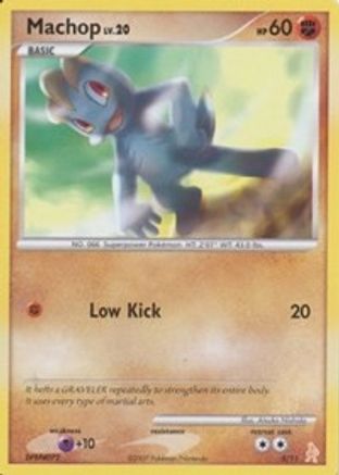 Machop 005 DP Trainer Kit Manaphy & Lucario - Common