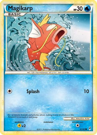 Magikarp 061/95 - Reverse Holofoil Call of Legends - Common