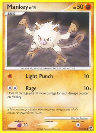 Mankey 079 - Reverse Holofoil Great Encounters - Common