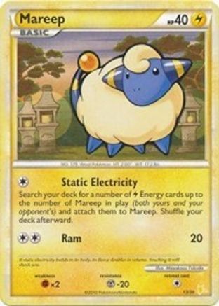 Mareep (#13) 013 HGSS Trainer Kit Gyarados & Raichu - Common