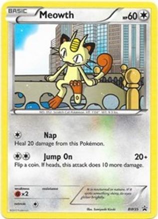 Meowth BW35 Black and White Promos - Promo