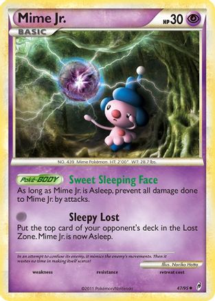 Mime Jr. 047/95 - Reverse Holofoil Call of Legends - Uncommon