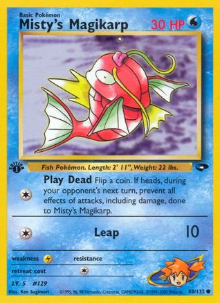 Misty's Magikarp 088/132 - Unlimited Gym Challenge - Common