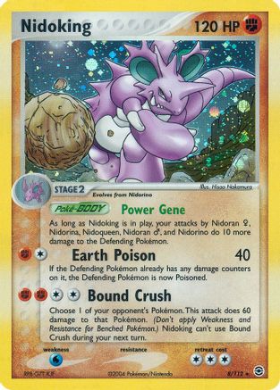 Nidoking 008 - Holofoil FireRed & LeafGreen - Holo Rare