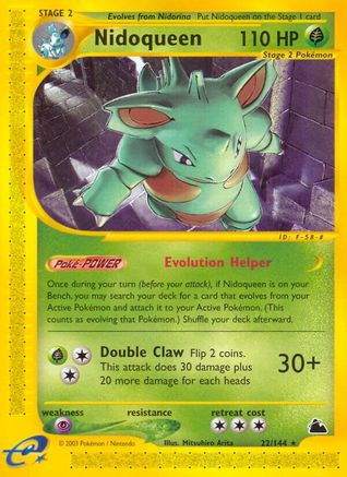 Nidoqueen (22) 022 Skyridge - Rare