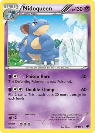 Nidoqueen 042/116 Plasma Freeze - Rare