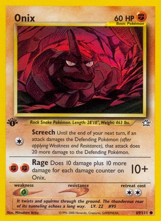 Onix 069/111 - Unlimited Neo Genesis - Common