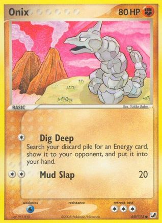 Onix 065/115 - Reverse Holofoil Unseen Forces - Common