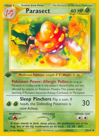 Parasect 035/64 - Unlimited Neo Revelation - Uncommon