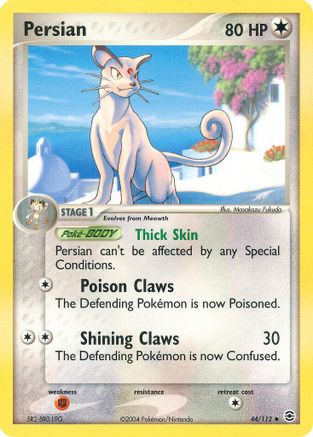 Persian 044 FireRed & LeafGreen - Uncommon