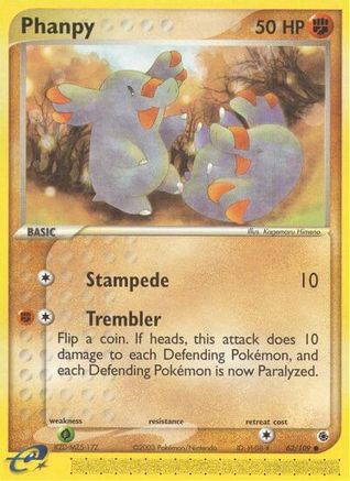 Phanpy 062/109 - Reverse Holofoil Ruby and Sapphire - Common