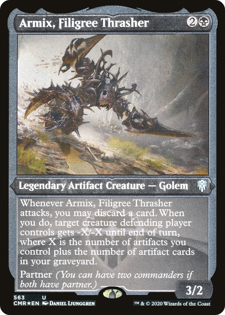 Armix, Filigree Thrasher (Foil Etched) (CMR-563) - Commander Legends Foil