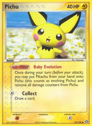 Pichu 059/106 Emerald - Common