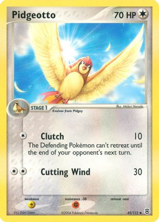 Pidgeotto 045/112 FireRed & LeafGreen - Uncommon