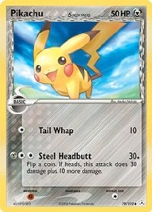 Pikachu (Delta Species) 079/110  Holon Phantoms - Common