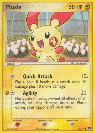 Plusle 013/017 POP Series 1 - Common