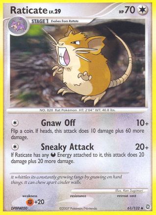 Raticate 061 Secret Wonders - Uncommon