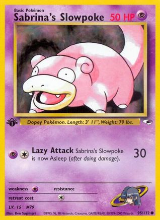 Sabrina's Slowpoke 095/132 - Unlimited Gym Heroes - Common