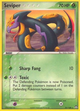 Seviper 023 Power Keepers - Rare