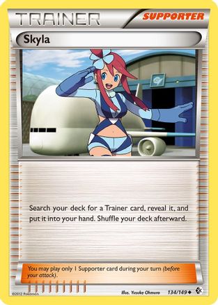 Skyla 134/149 - Reverse Holofoil Boundaries Crossed - Uncommon