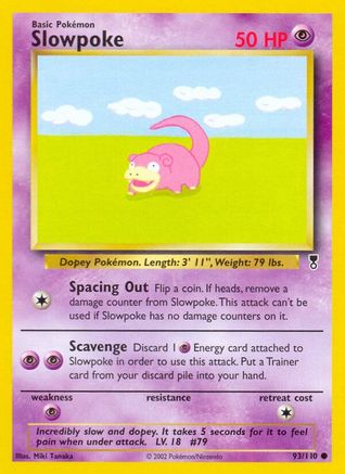 Slowpoke 093/110 - Reverse Holofoil Legendary Collection - Common
