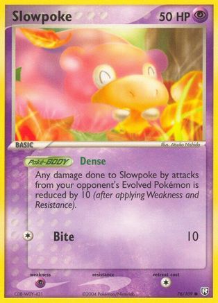 Slowpoke 076/109 - Reverse Holofoil Team Rocket Returns - Common
