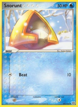 Snorunt 064 - Reverse Holofoil Emerald - Common
