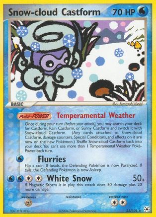 Snow-cloud Castform 025 Hidden Legends - Rare