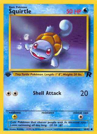 Squirtle 068/82 - Unlimited Team Rocket - Common
