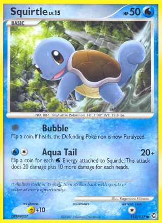 Squirtle 112/132 Secret Wonders - Common